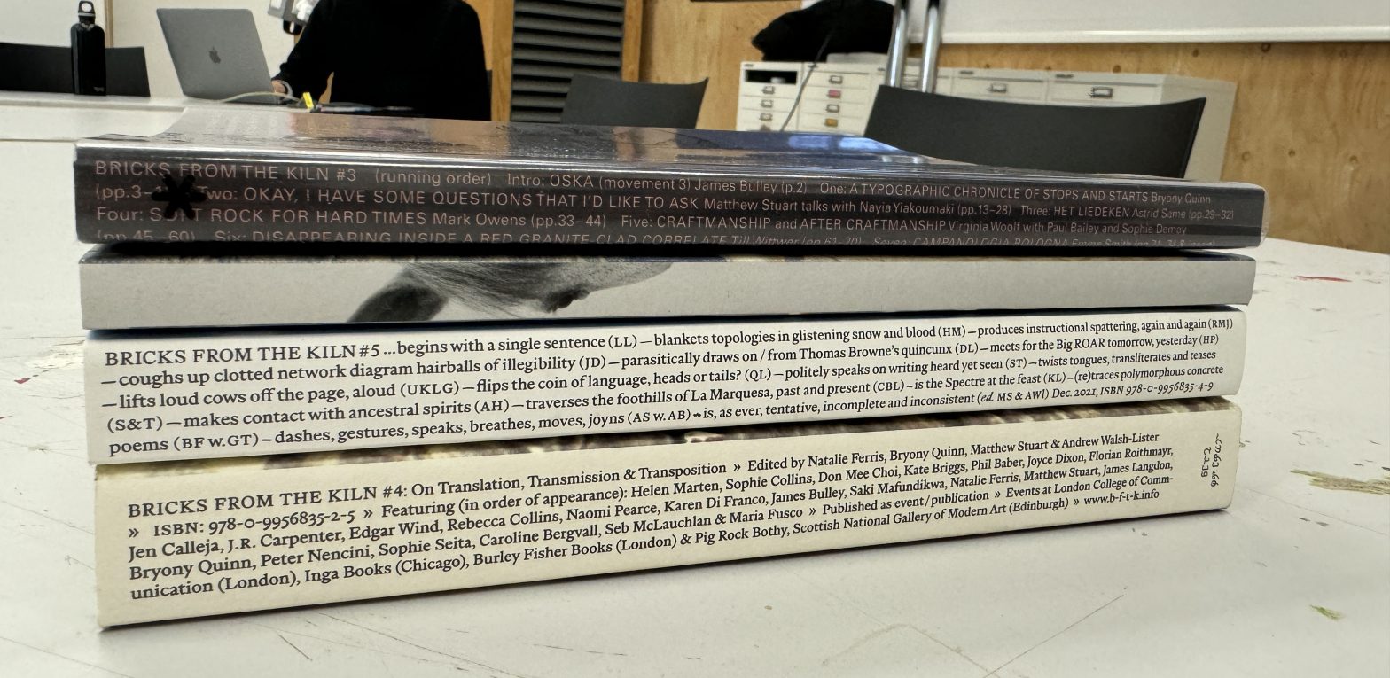 Cross-year studio: Telling is/as Listening